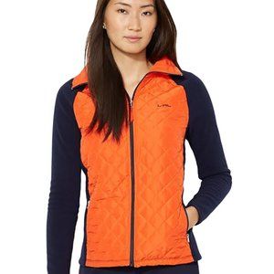 Ralph Lauren Orange Quilted & Fleece Jacket 3XL